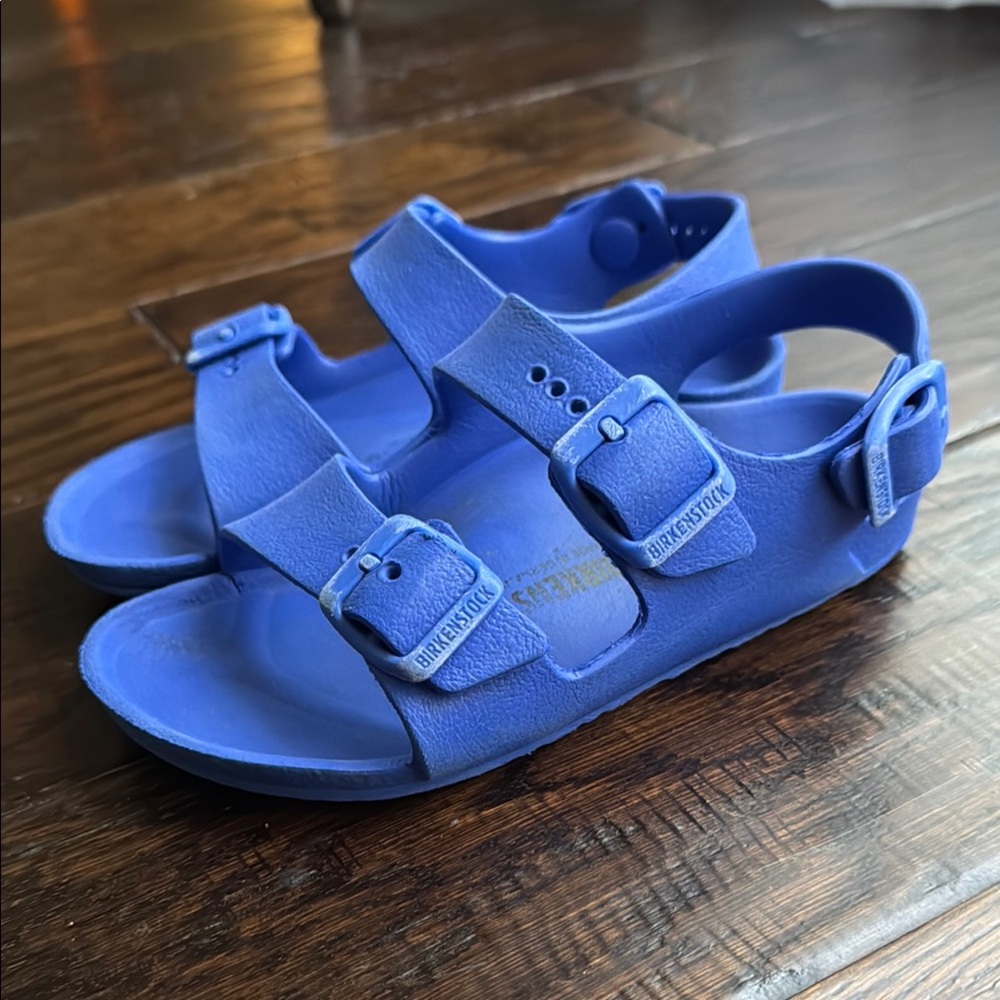 Birkenstock Milano EVA Blue Sandals with Adjustable Straps